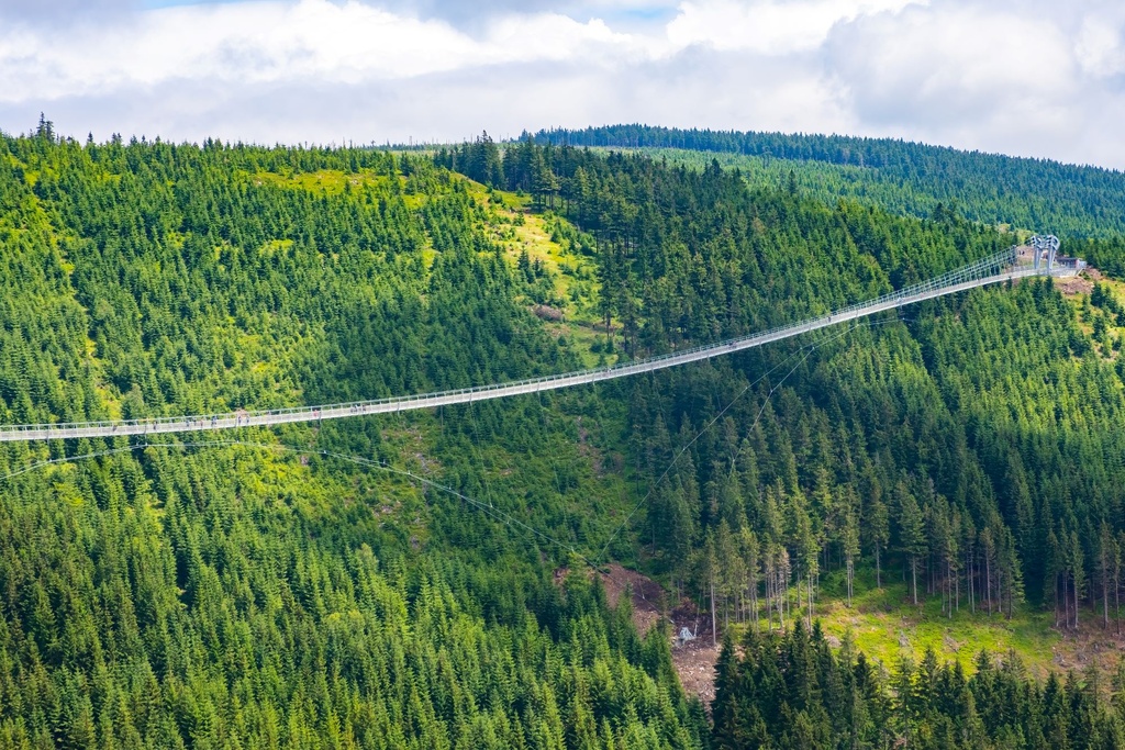 5+1 výletních tipů na zajímavá místa po Česku: ferrata v centru města, nejdelší visutý most pro pěší na světě nebo provrepublikové lázně